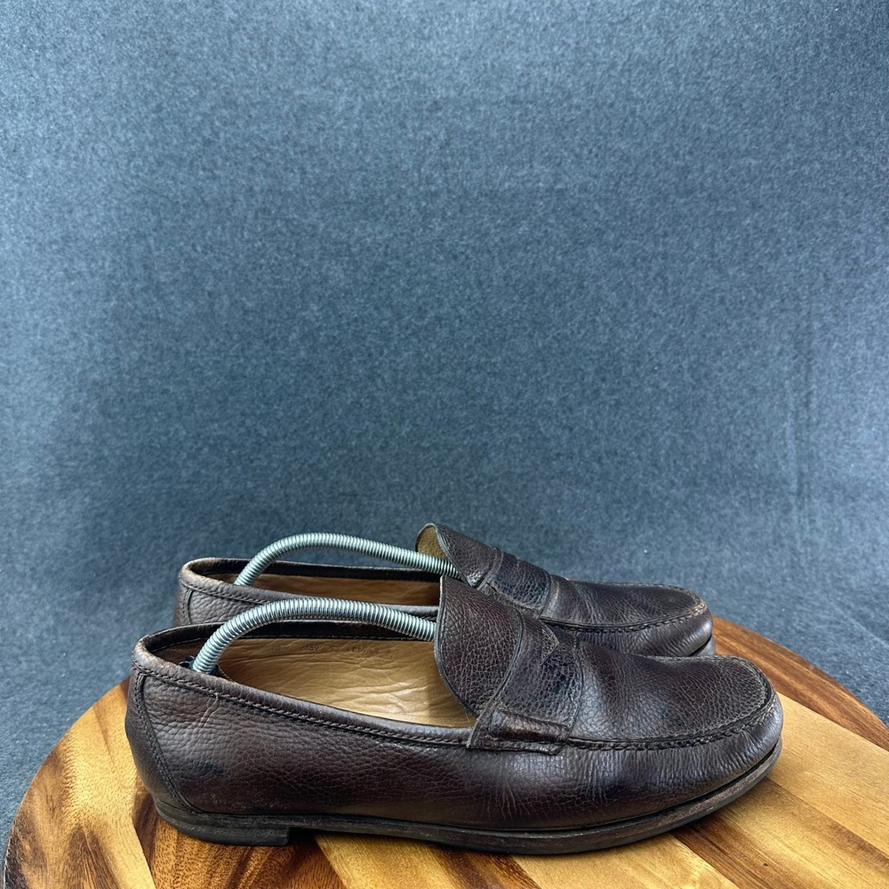 Church's Lemar R Mens 10.5 Brown Leather Penny Loafers 9459/95 Made in UK